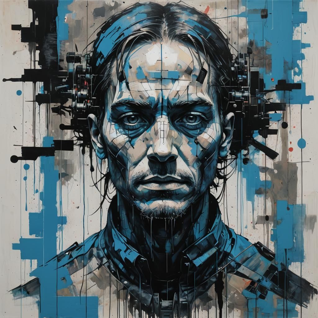 Chromatic Glitch Art Asks: Are We Alone?