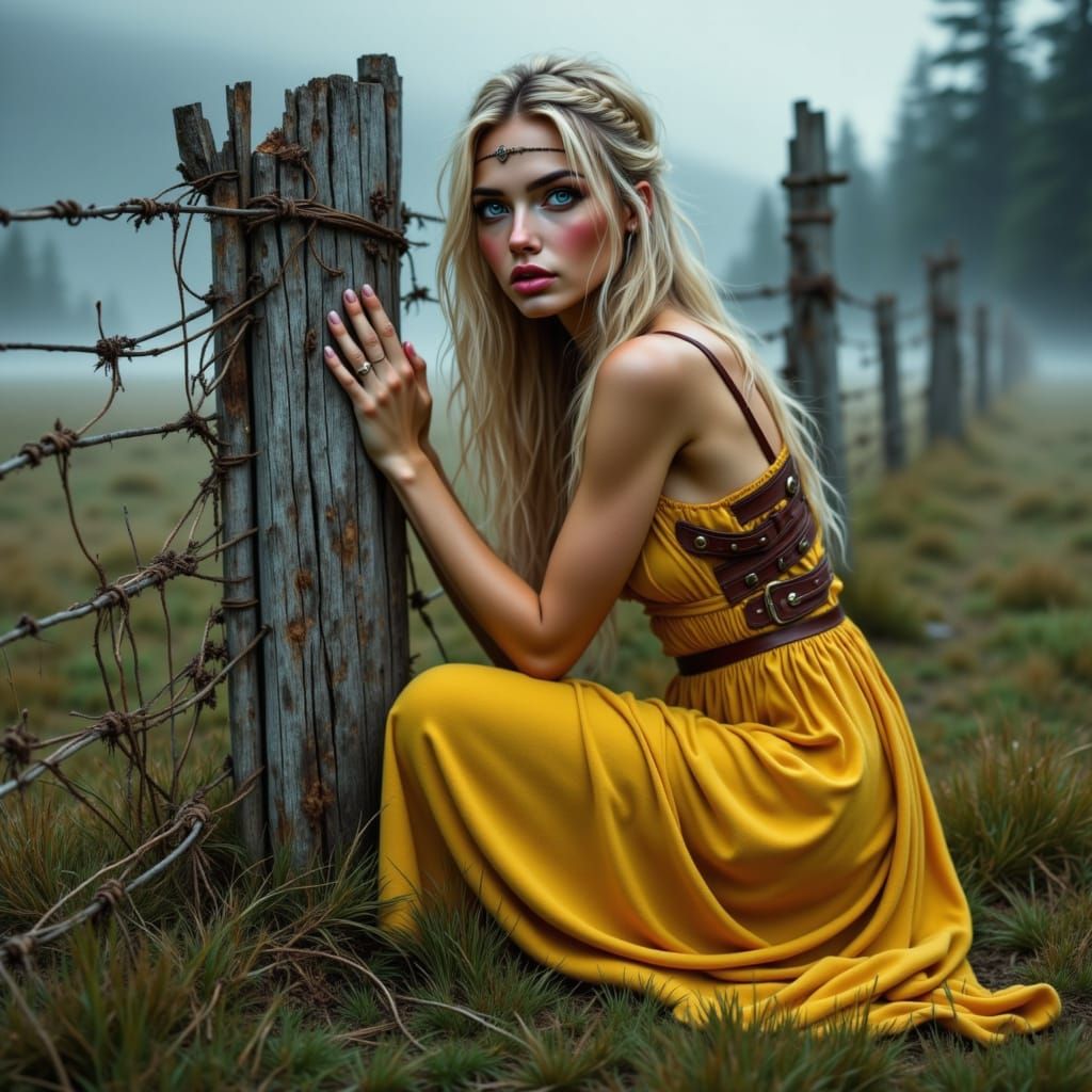 Hyper-Realistic Norse Goddess in Ethereal Moonlight