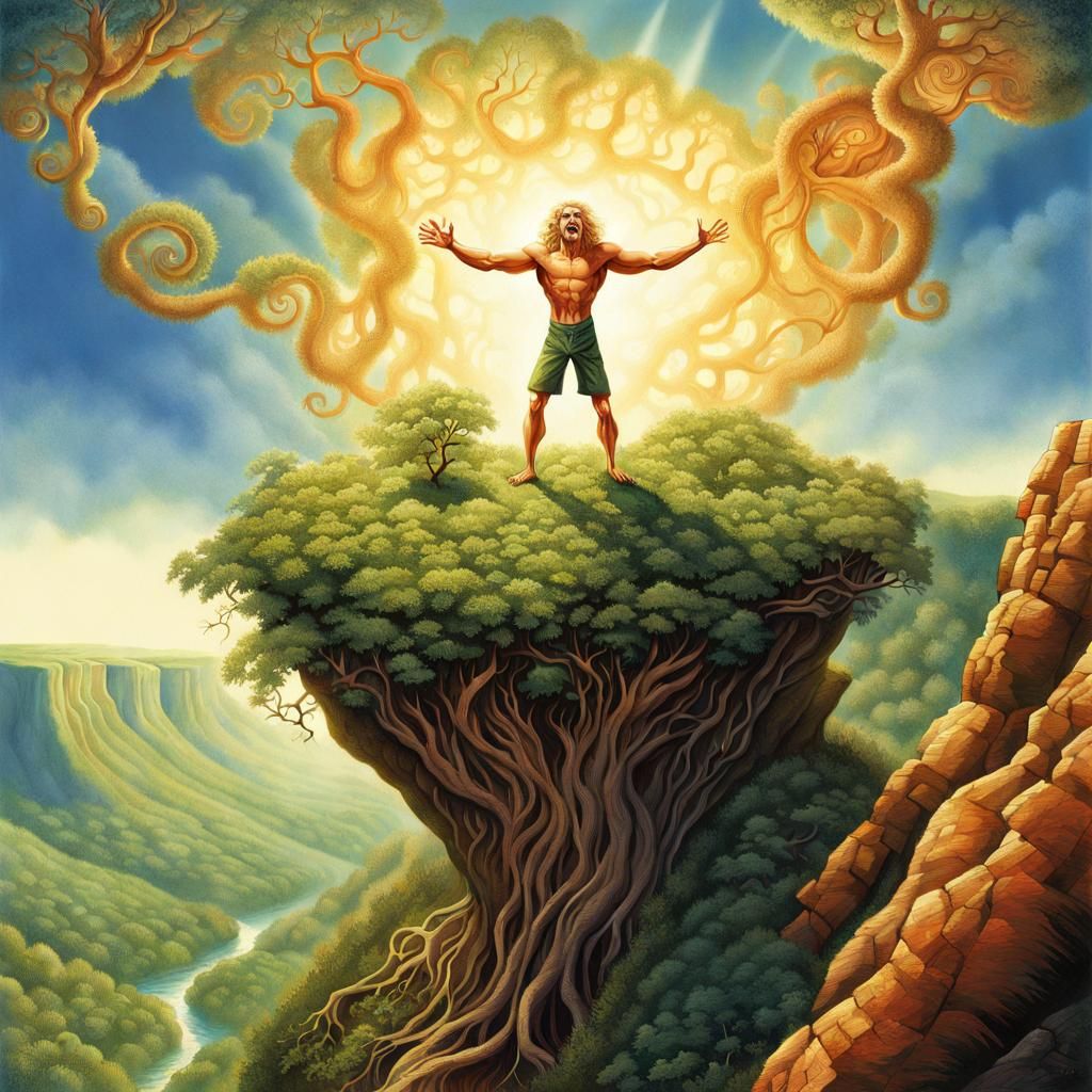 Man Becomes Tree: Metamorphosis in Haeckel-Inspired 3D Art