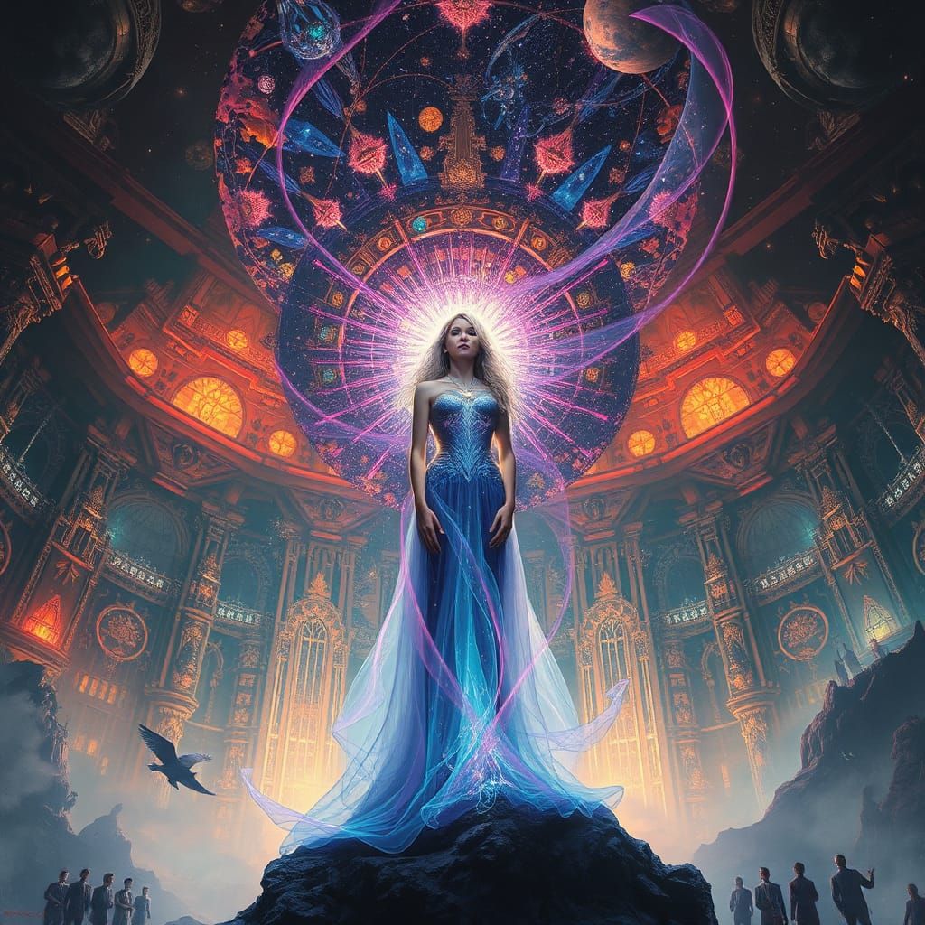 Surreal Dreamscape: Flux Schell in Digital Matte Painting