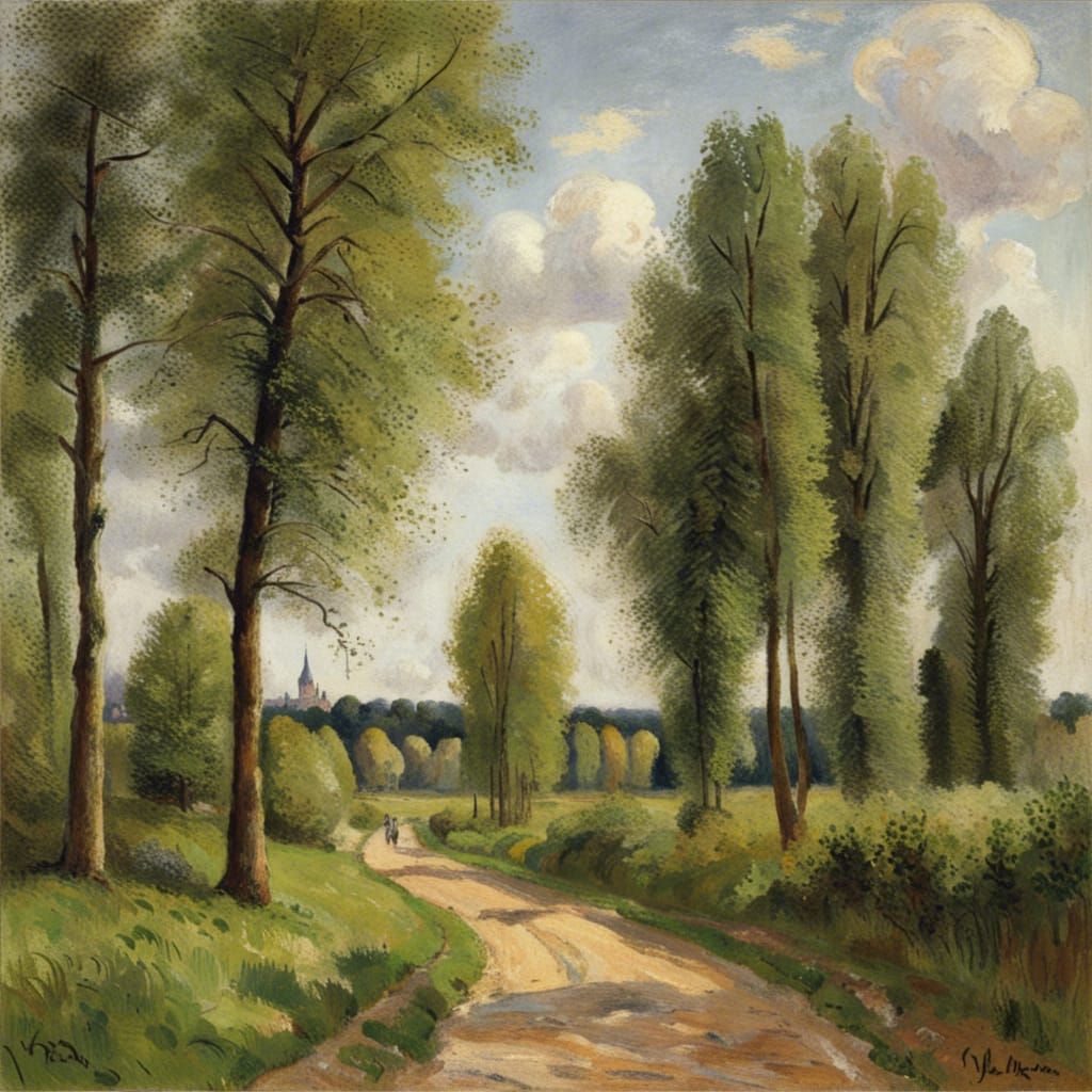 Wolin National Park Landscape as Impressionist Art