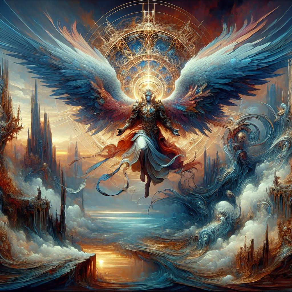 Archangel Phanuel: Repentance and Hope in Concept Art