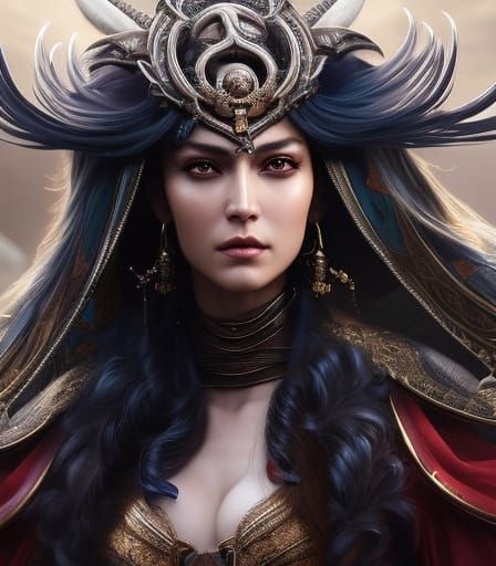 Detailed Pirate Captain Portrait in Digital Art Style