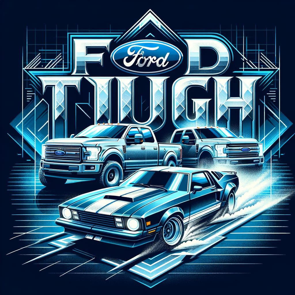 Ford Built Tough in Cyberpunk Style