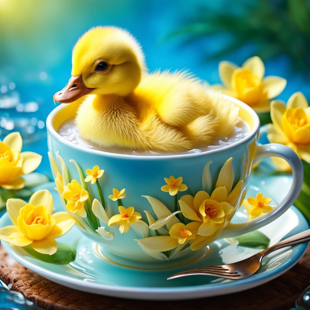 A cup of duckling