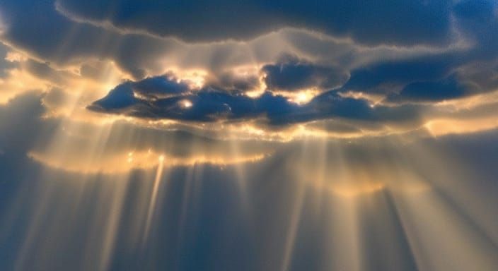 Dragon Cloudscape with Foxfire, Hyperrealistic Aurora