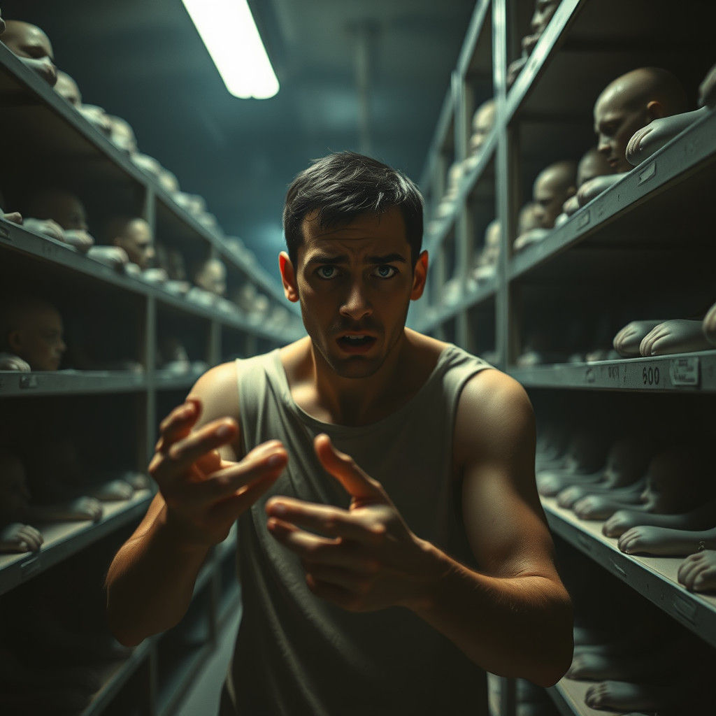 Desperate Clone Pleads in Dystopian Future