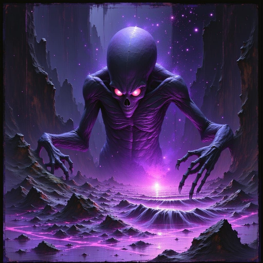 Ethereal Ghoul Submerged in Molten Starlight