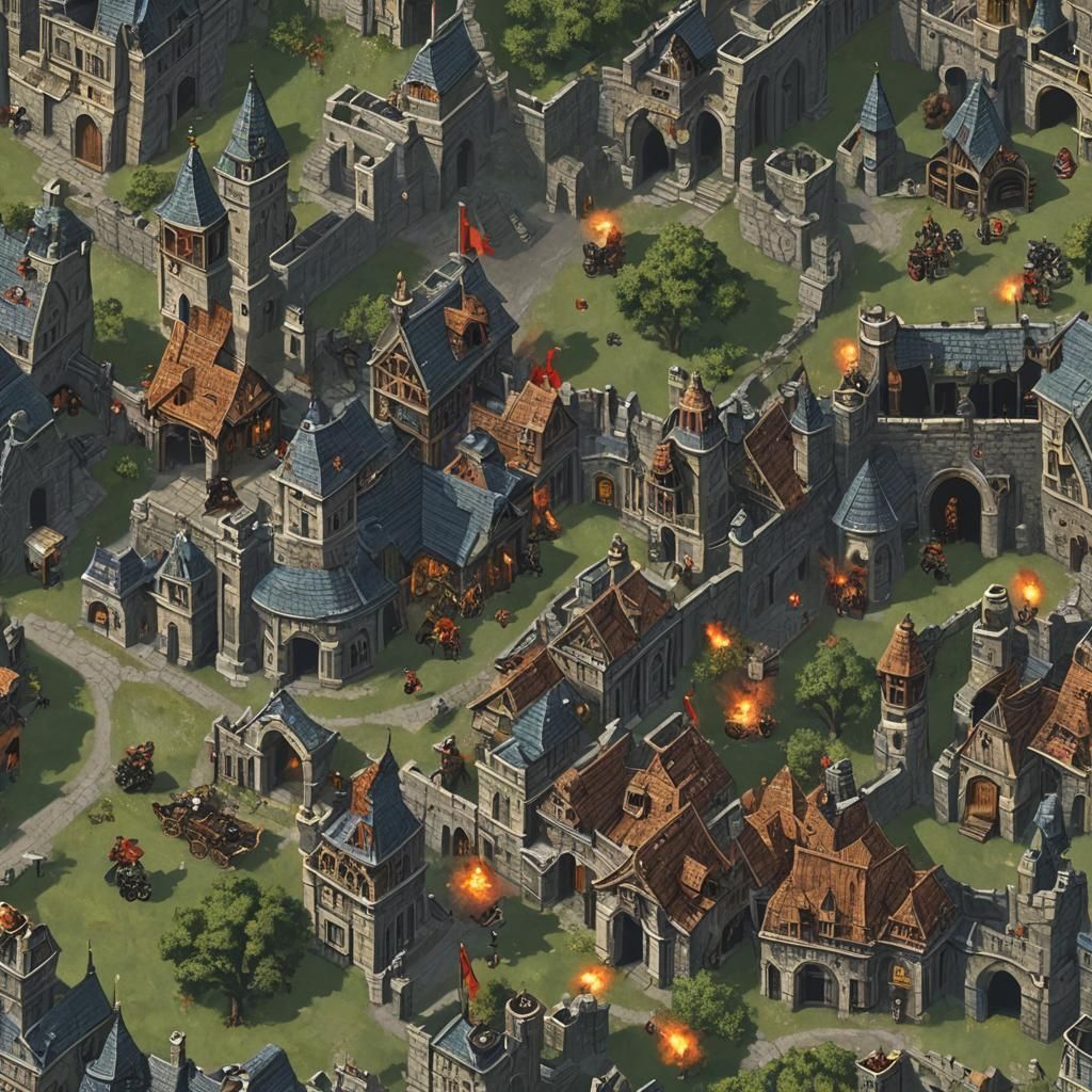 Epic Fantasy Scene from the World of Baldur's Gate