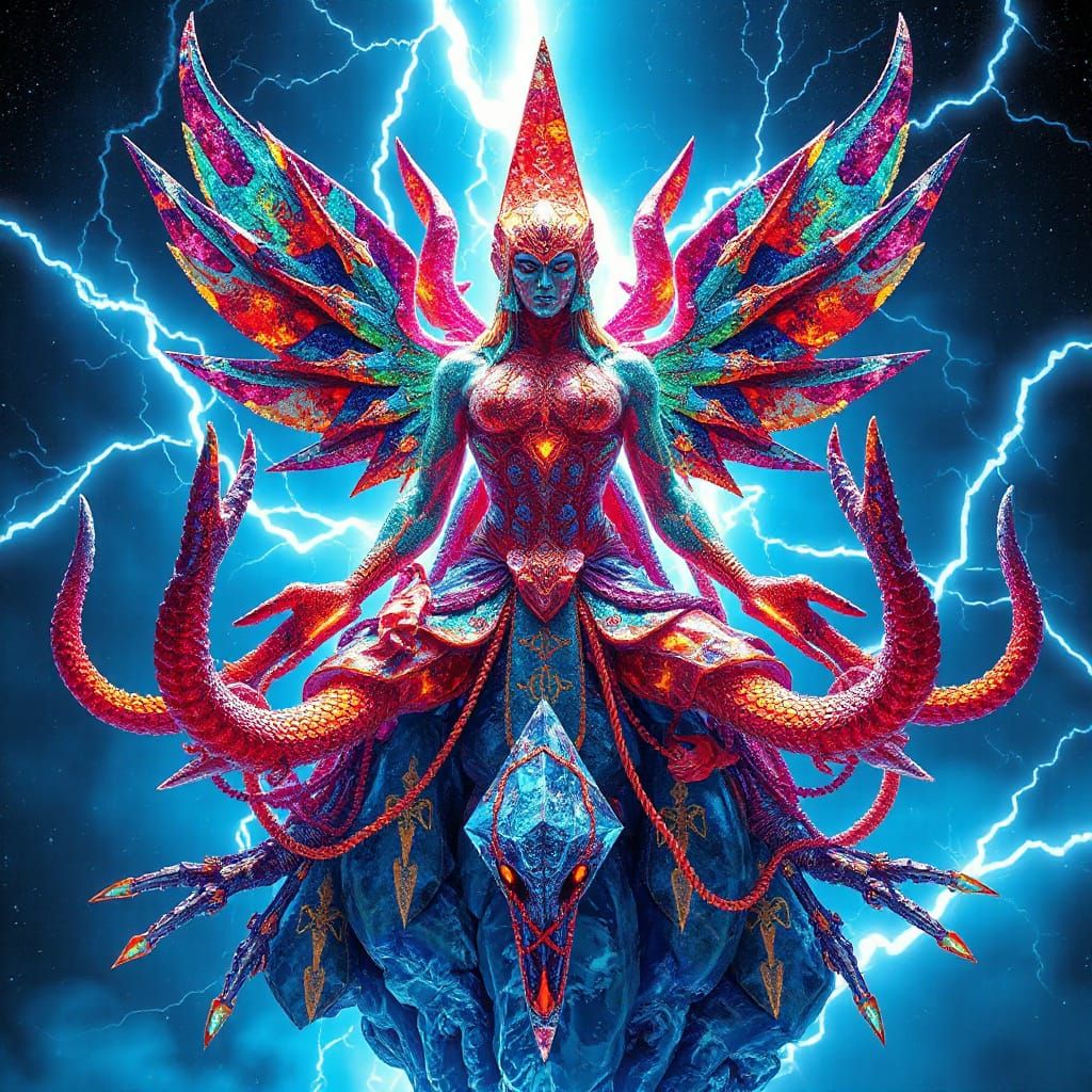 Cosmic Deity Born from Psychic Magick