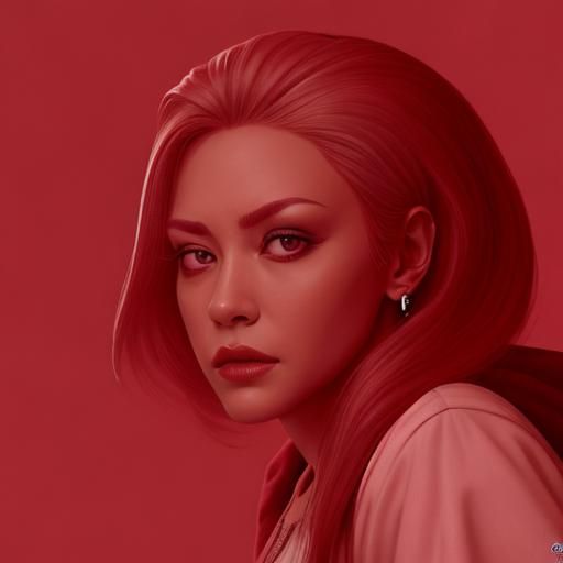 Chubby Manga Character with Stark Highlights