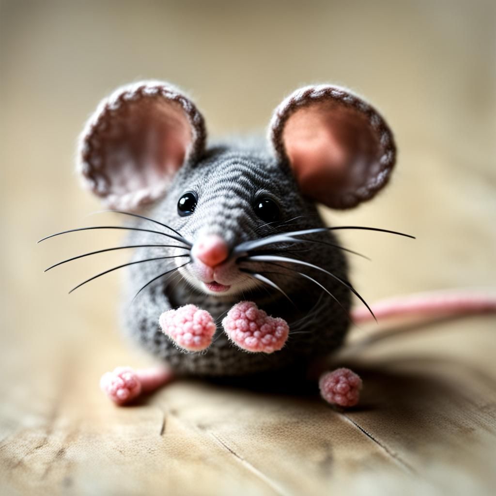 Crotched Mouse: An AI-Generated Image