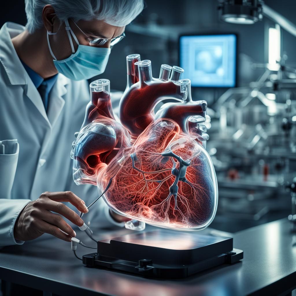 Detailed Heart Hologram Being Studied in Lab