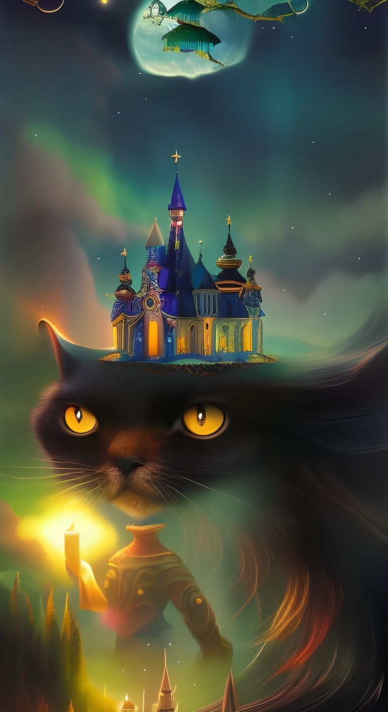 Enchanted Wizard Teaching Apprentices by River