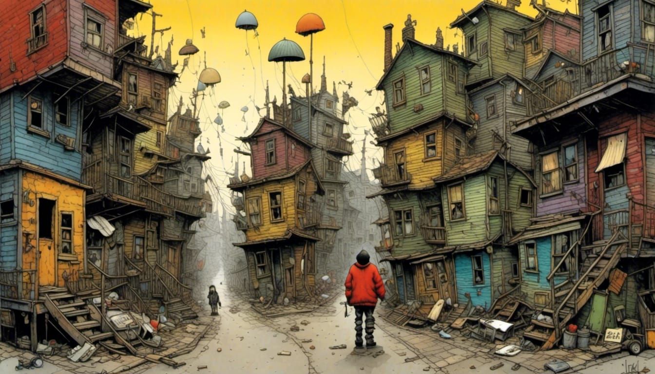 Epic 2000s Urban Slum Masterpiece