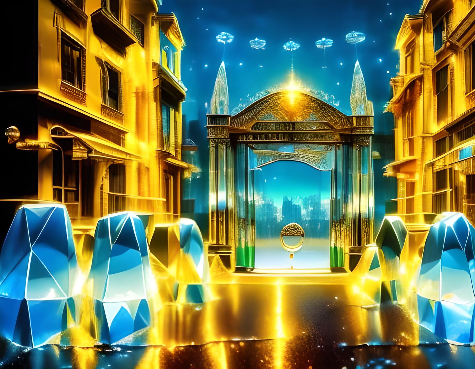 Heaven's Gates: Pearl Entrances in Gold City