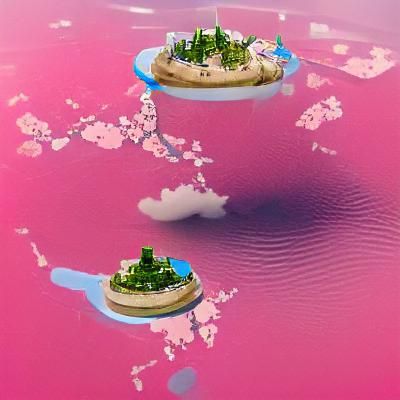 Cyberpunk Tokyo: Floating Island Cityscape