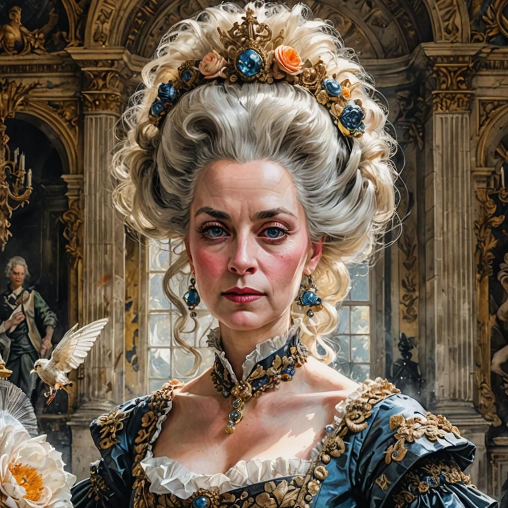 Marie Antoinette Portrait at Versailles
