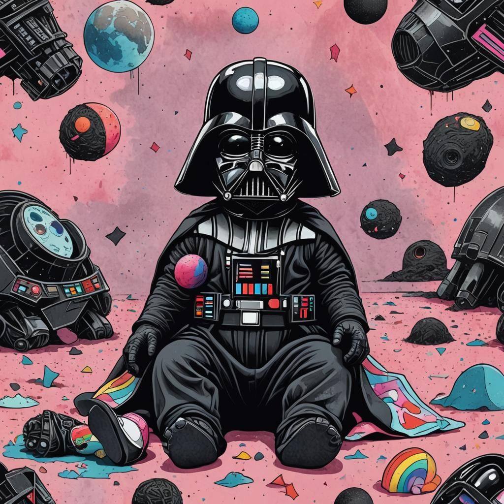 Darth Vader Childhood in Springfield: 2D Animation