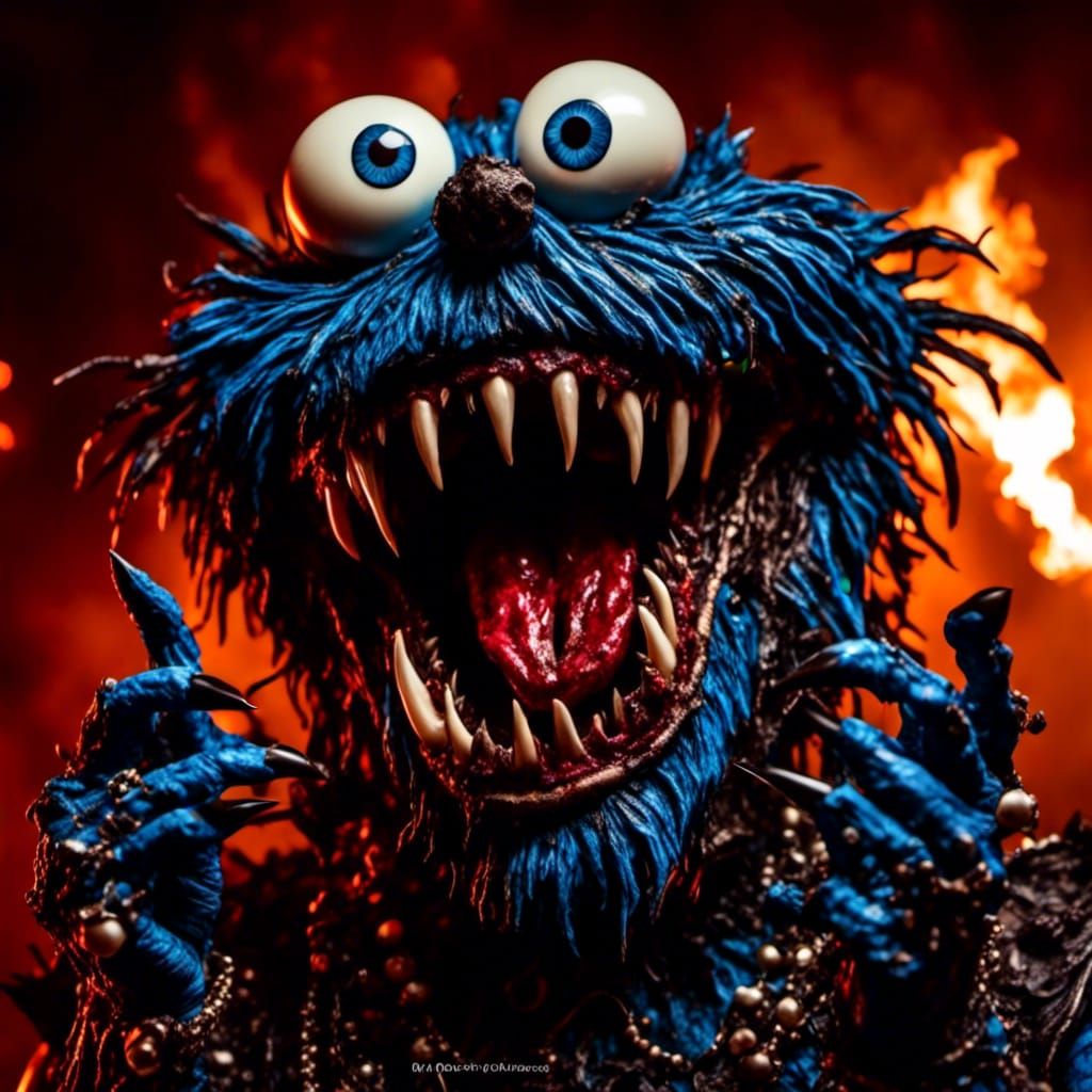 Screamo Cookie Monster