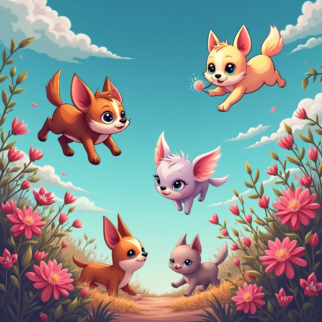 Whimsical AI-Generated Profile Picture for TikTok Channel