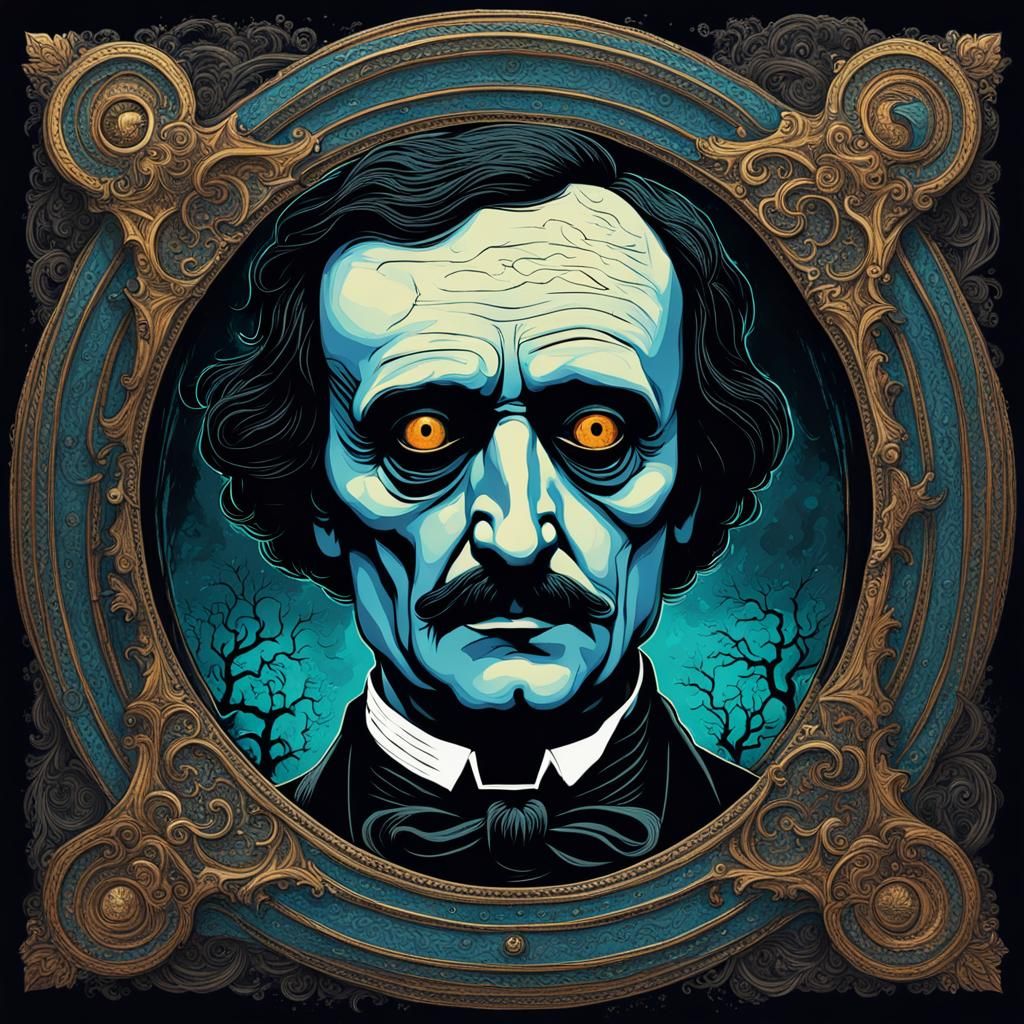 Eerie Abstract Horror Scene in Doré Style