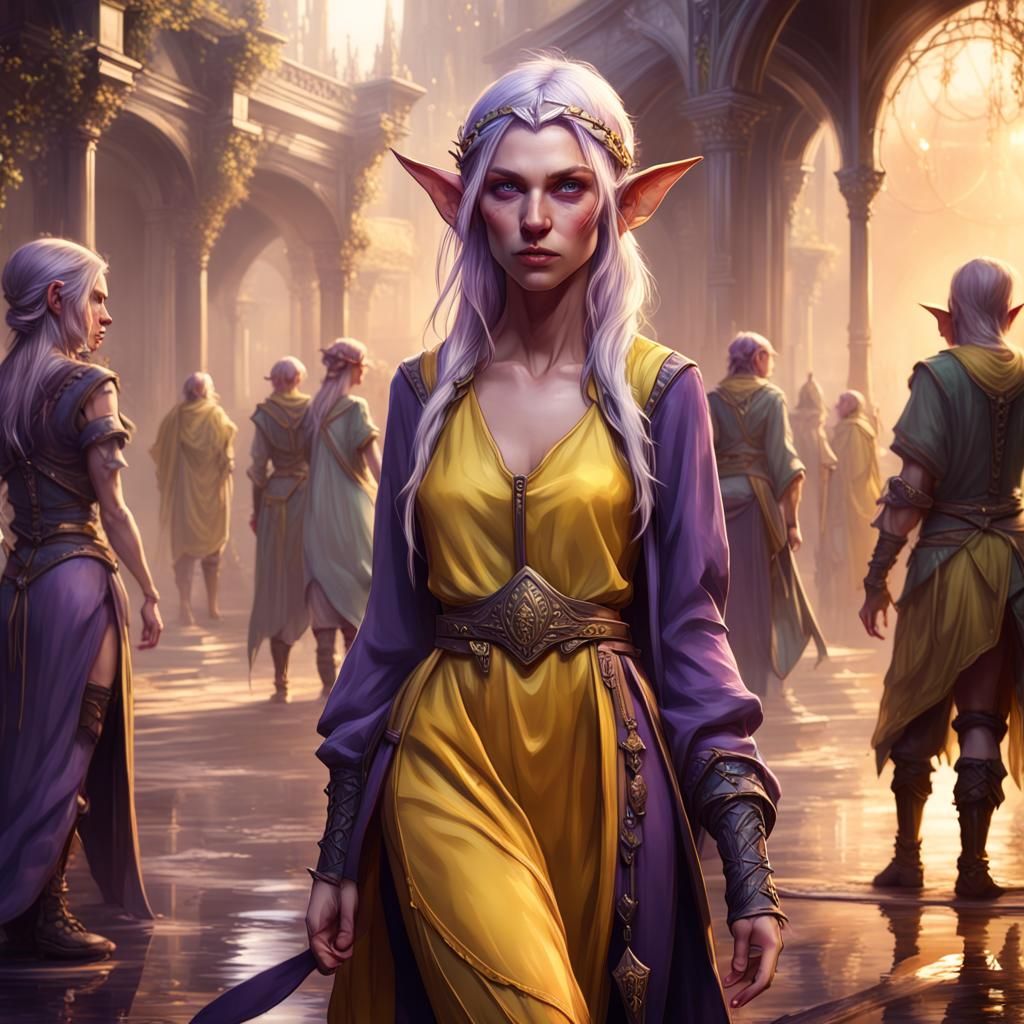 Elves in Modern Clothing: Dark Fantasy Concept Art