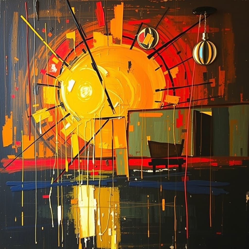 Fractured Sun.  Hard Rain Gonna Fall