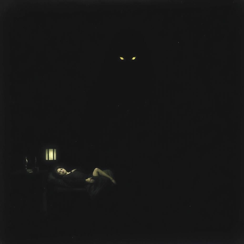 Nightmarish Shadow Figure Watches Sleeper