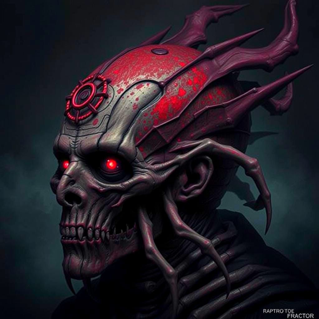 Nightmarish Pinhead Horror Masterpiece in Hyper-Realism