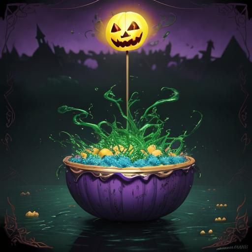 Angry Egg Trick or Treating in Candyland