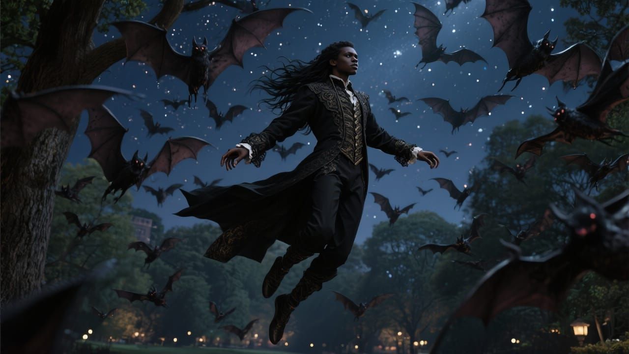 Kenyan Vampire Ascends in Central Park: Unreal Engine 5