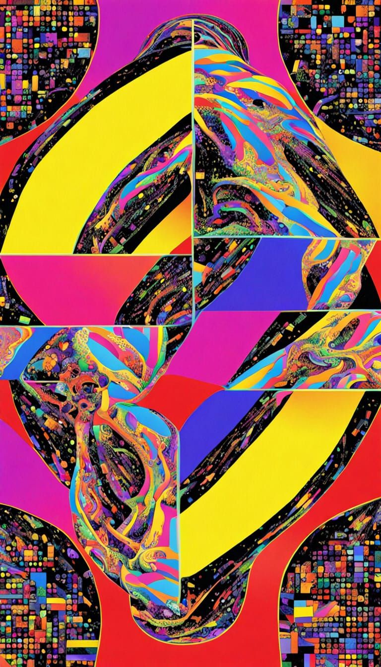 Vibrant AI Art Exploring the Concept of Infinity