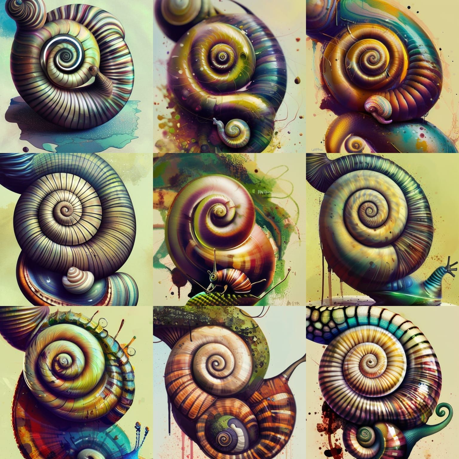 Vibrant Snail 🐌