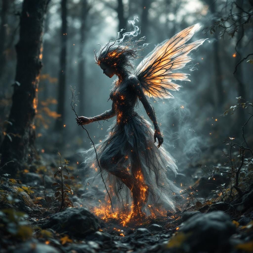 The Fiery Forest Spirit