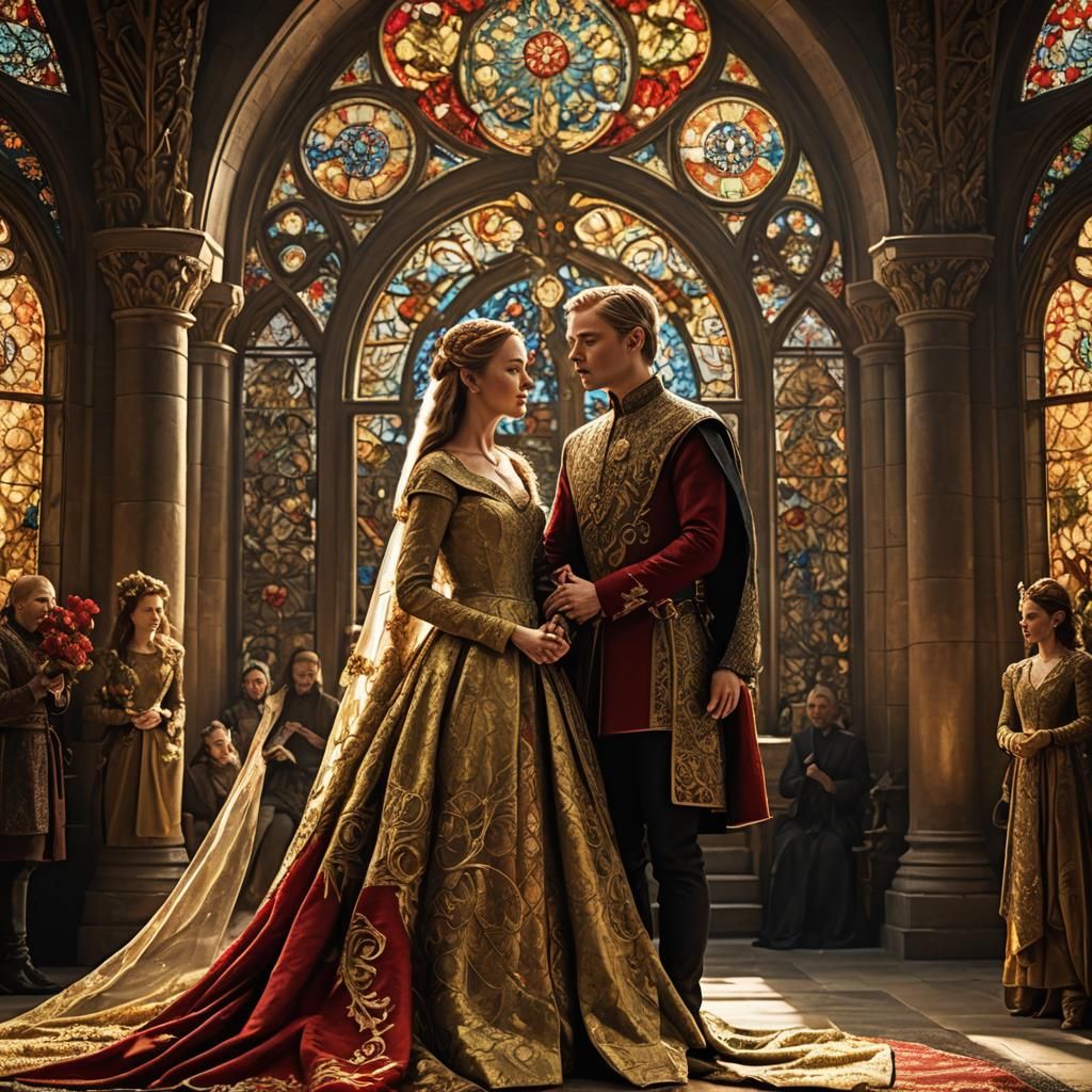 Margaery Tyrell and Tommen Baratheon wedding