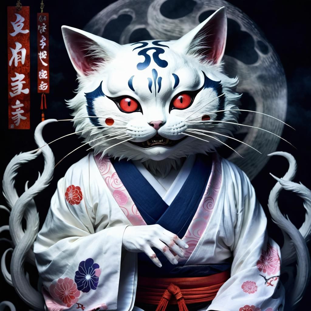 Ethereal Dream: Nightmarish Japanese Youkai Bakeneko
