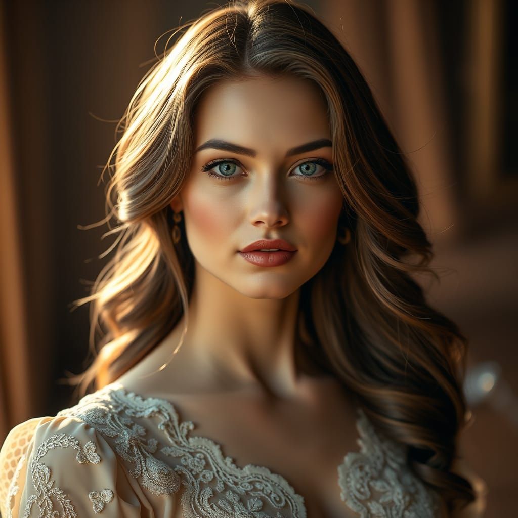 portrait of a beautiful woman