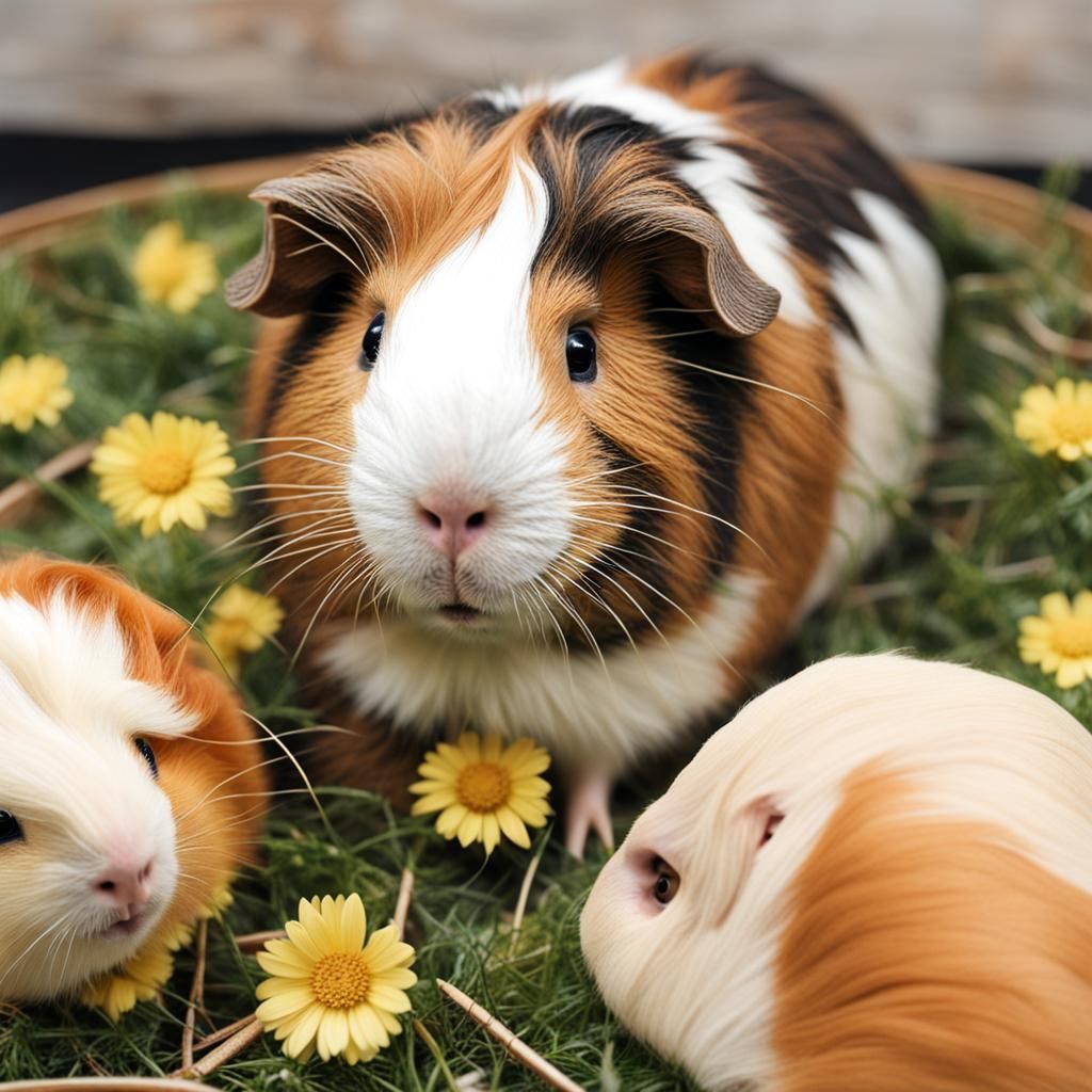 AI-Generated Image of a Guinea Pig