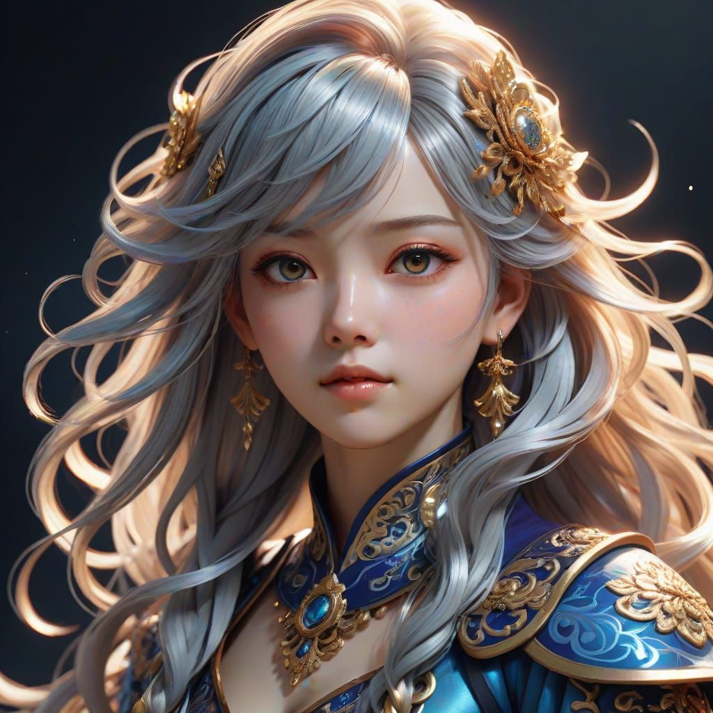 Anime-Inspired Portrait of Annalise in Ultra-Detailed 3D