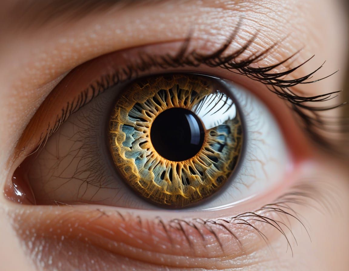 Mind's Eye Landscape with Cathode Ray Tube Bokeh