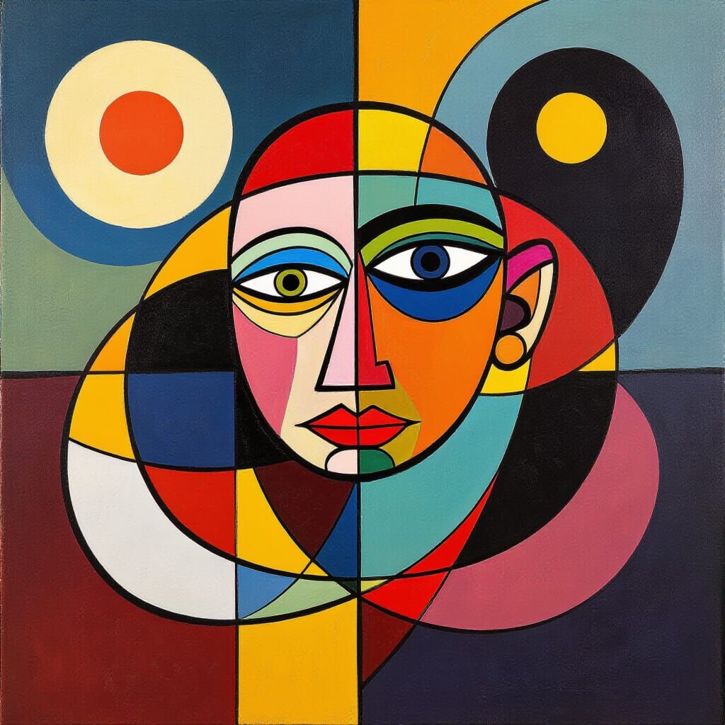 Abstract Oil Painting: Beauty Minus Form