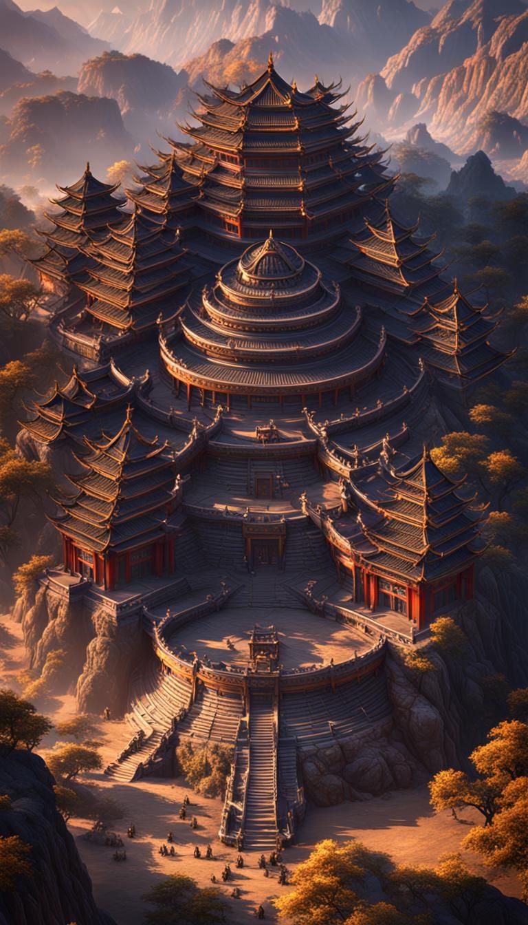 Sun Tzu: Detailed Matte Painting in 8K