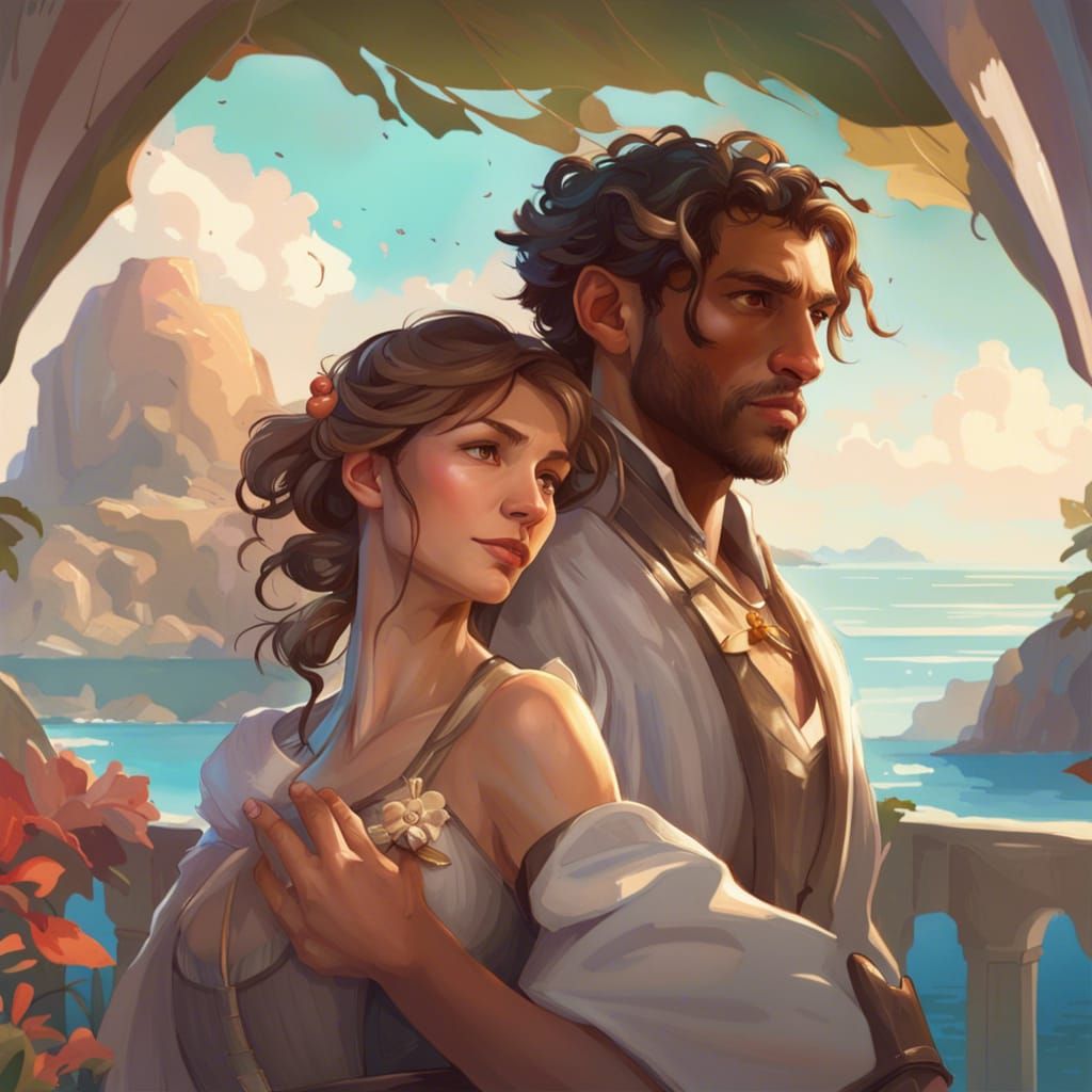 Miranda and Ferdinand on a Beautiful Island