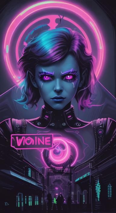 Eyes of Madness in Cyberpunk Steampunk Style