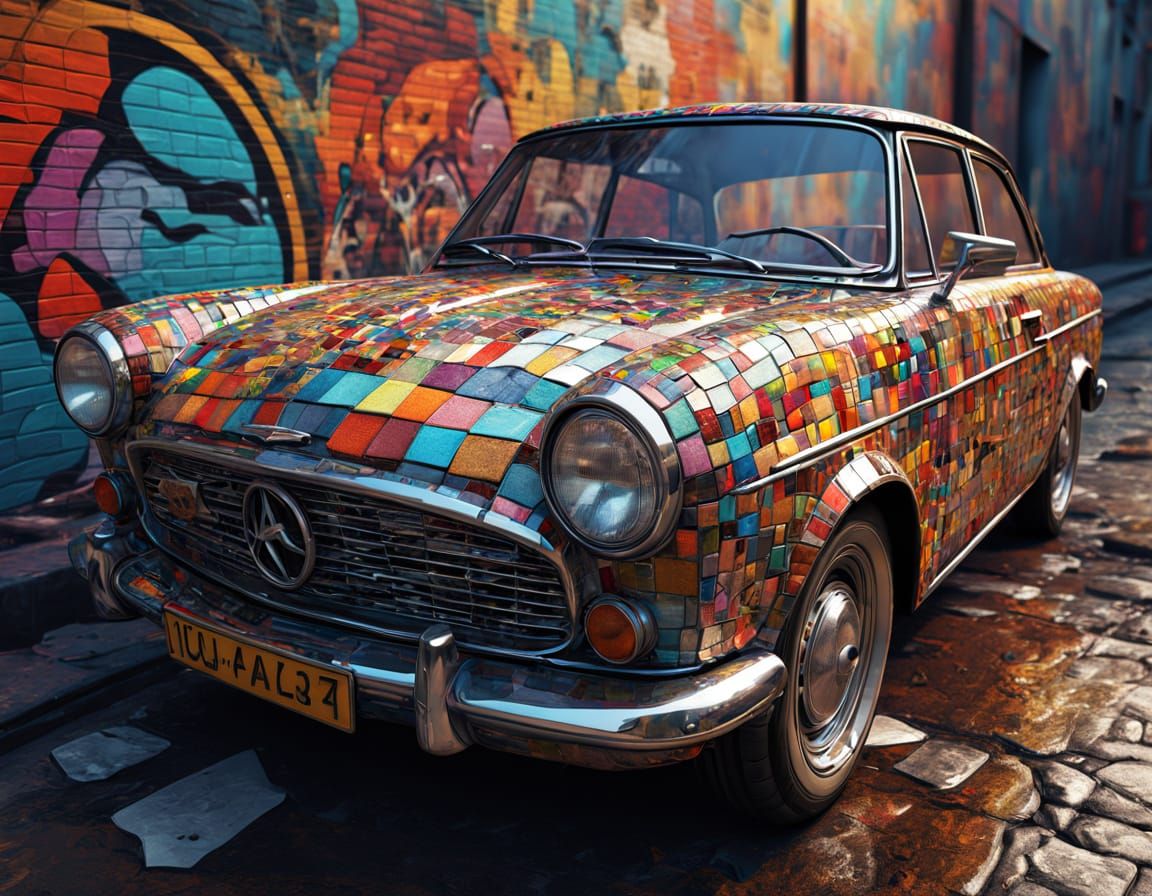 Mosaic Car