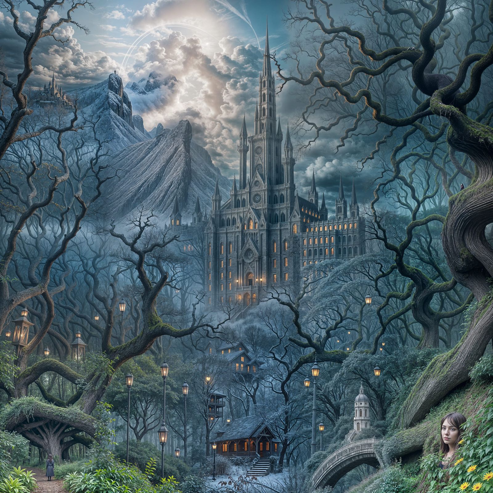 Regal Fantasy Realm in Deep Color