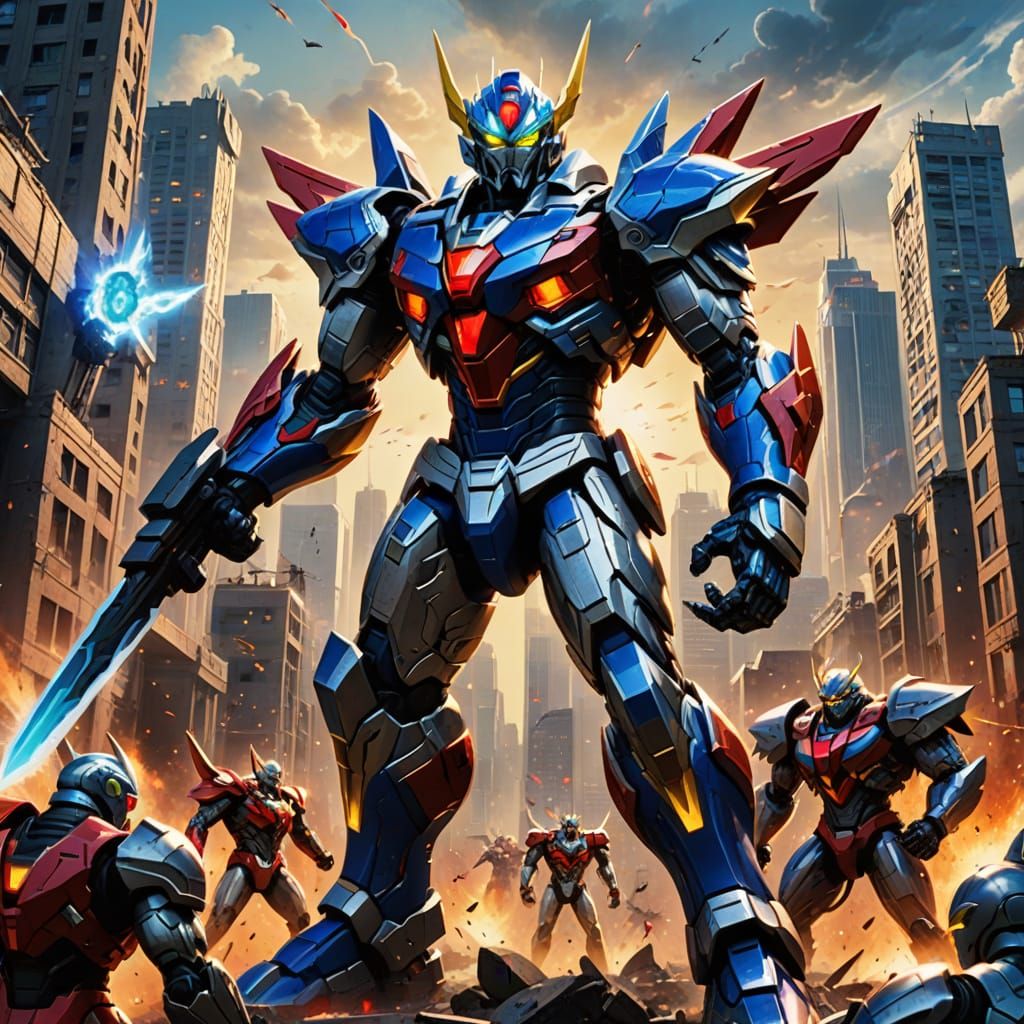 Ultraman Omega vs Mazinkaiser: Epic Anime Battle