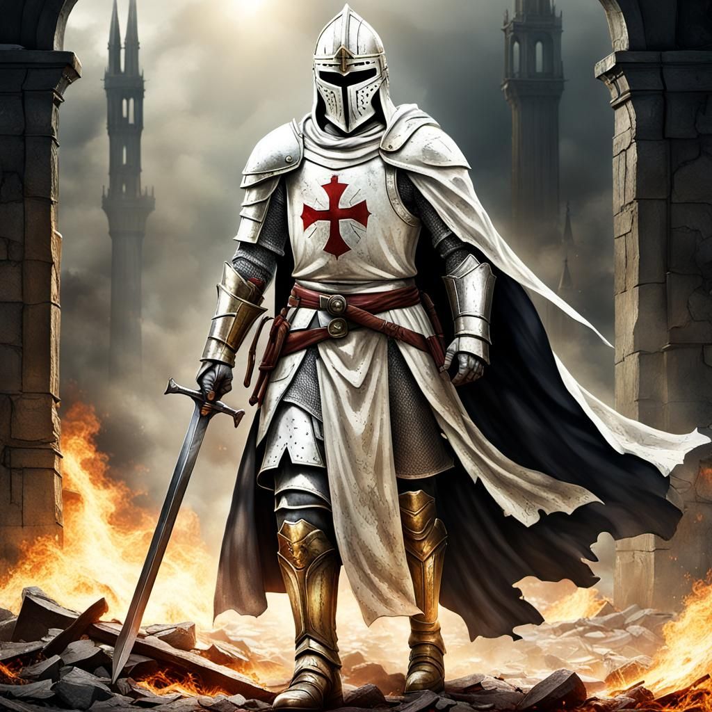 Crusader Knight Templar in Dan Volbert Style
