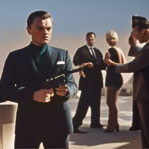 1960s Italian Spy Film Action Scene